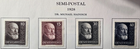 Stamp Austria 1928 Semi-Postal Dr. Michael Hainisch B77-80 MH