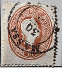 Stamp Austria Lombardy-Venetia 1861 #14 used