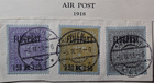 Stamp Austria Air Post 1918 #C1-C3 used