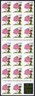 Scott #2492a Pink Rose Booklet of 20 Stamps - MNH P#S444
