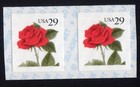 Scott #2490v 29¢ Red Rose Pair of Coil Stamps - MNH
