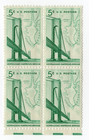 Scott #1258 Verrazano-Narrows Bridge Block of 4 Stamps - MNH