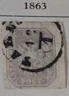 Stamp Austria 1863 Newspaper P8b used