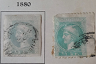 Stamp Austria 1880 Newspaper P10 x2 used