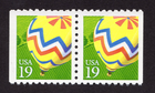 Scott #2530 19¢ Hot Air Balloons Booklet Pair Stamps - MNH
