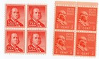 Scott #803 & 1030a Benjamin Franklin Block of 4 Stamps - MNH