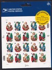Scott #3540b (3537-3540) Santa Claus and Tree Sheet Of 20 Stamps - Sealed