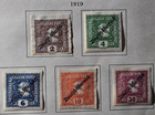 Stamp Austria 1919 Newspaper P24-P28 MH