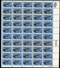 Scott #c74 Curtiss Jenny Airmail Sheet of 50 Stamps - MNH P#29684 LR