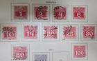 Stamp Austria1910-1913 Postage Due J34-J44 used