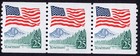 Scott #2280a Flag Over Yosemite Plate # Coil (PNC3) of 3 Stamps - MNH P#10