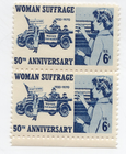 Scott #1406 Woman's Suffrage Pair of Stamps - MNH