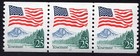 Scott #2280a Flag Over Yosemite Plate # Coil (PNC3) of 3 Stamps - MNH P#11
