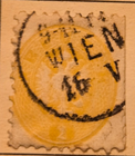 Stamp Austria 1863 #22 used