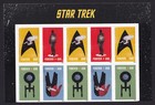 Scott #5135a Star Trek (Spock) Half Sheet (Title) of 10 Forever Stamps - MNH Top
