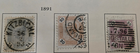 Stamp Austria 1890 #67-69 used