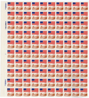 Scott #1890 Flag Amber Grain Field Sheet of 100 Stamps - MNH P#1 Left