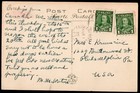 Scott #217 King George V (2) on Postcard 08/02/1935 Eboulements Centre Ottawa?