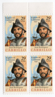 Scott #2704 Juan Rodriguez Cabrillo California Block of 4 Stamps - MNH