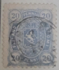Stamp Finland 1875 #21 used