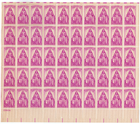 Scott #1087 Polio Sheet of 50 Stamps - MNH P#25604 LL