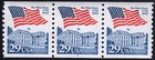 Scott #2609 Flag Over White House Plate Number Coil of 3 Stamps (PNC3) - MNH P#6