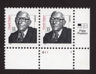Scott #3426 Claude Pepper Single 33¢ Plate # Pair of Stamps - MNH LR