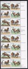 Scott #2759a (2756-59) Sporting Horses Plate Block of 16 Stamps - MNH