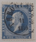 Stamp Norway 1856-57 #4 used