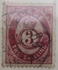 Stamp Norway 1872-75 #18 used