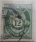 Stamp Norway 1877-78 #26 used