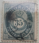 Stamp Norway 1877-78 #29 used