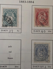 Stamp Norway 1883-84 #39, 40 & 44 used