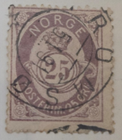 Stamp Norway 1883-84 #45 used