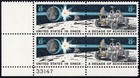 Scott #1435b Space Achievement on Moon Plate Block of 4 Stamps - MNH P#33147 LL