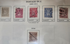 Stamp Norway 1889-1914 Postage Due #J1 MH, J2-J6 used