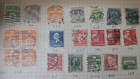Stamp Denmark 1896-1952 Collection of 21 postage stamps used