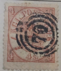 Stamp Denmark 1864 #15 used