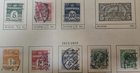Stamp Denmark 1904-15 #62, 64, 70, 85-87, 90, 97 used