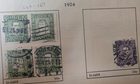 Stamp Denmark 1924 #164-167, 171 used