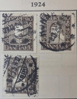 Stamp Denmark 1924 #172-174 used