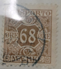 Stamp Denmark 1907 Newspaper #P7 used