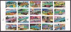 SCOTT #3571-3590 Greetings America Strip of 20 Stamps (H-N) - MNH