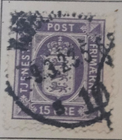 Stamp Denmark 1921-23 Official #O23 used