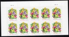 Scott #5850 Wedding Blooms Plate Block of 10 2 oz Forever Stamps - MNH Top