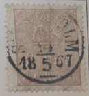 Stamp Sweden 1862 #13 used