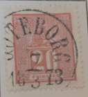 Stamp Sweden 1866 #16 used