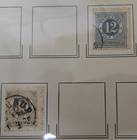 Stamp Sweden 1872-79 #22 & #25 used