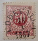 Stamp Sweden 1886 #48 used