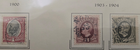 Stamp Sweden 1900-04 #57, 64-65 used